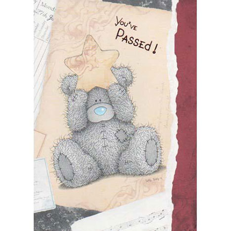 You've Passed! Me to You Bear Card £1.60